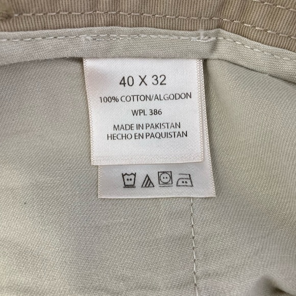 Haggar Men's The Garrison Premium Chino Straight Fit Pants Size 40x32 "NEW" - Picture 8 of 8